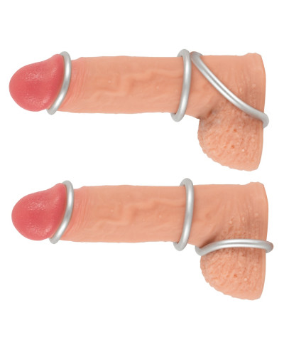 Metallic Silicone Cock ring se