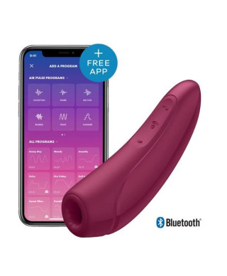 Wibrujący masażer powietrzny satisfyer curvy 1