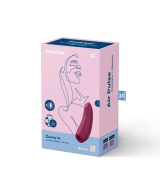 Wibrujący masażer powietrzny satisfyer curvy 1