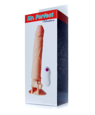 Dildo z przyssawką pilotem penis realistyczny 24cm