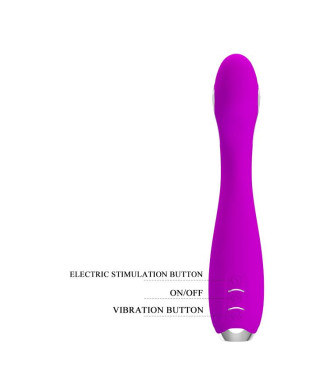 Wibrator z elektrostymulacją gspot 19cm 7trybów