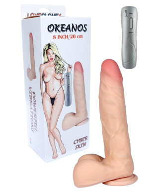 Realistyczne dildo penis wibrator 23cm 7trybów