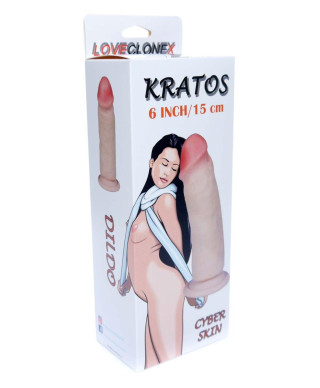 Realistyczny naturalny penis dildo z cyberskóry 18