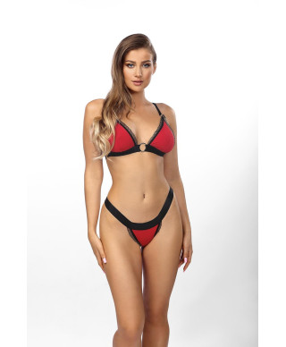 Bielizna - Christine SM komplet biustonosz stringiset bra thongs