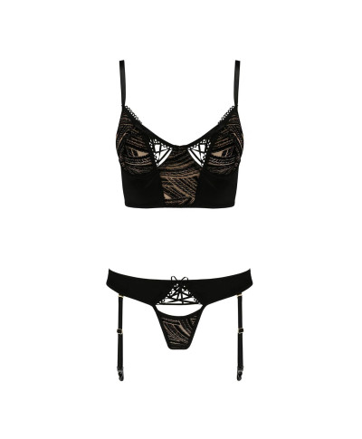 Bielizna-LARA SET black SM - Casmir