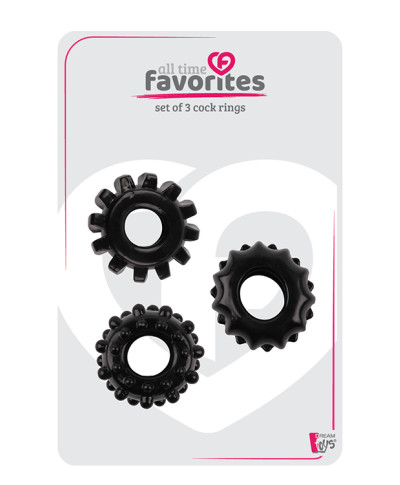 ALL TIME FAVORITES SET OF 3 COCKRINGS