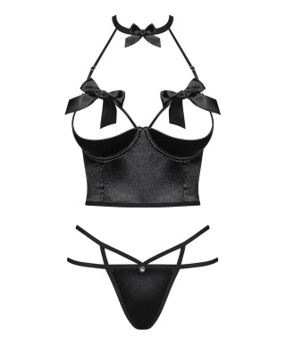 Sex komplet półgorset stringi choker delishya lxl