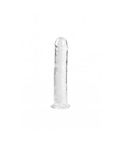 Dildo jak penis przyssawka przezroczyste sex 16cm