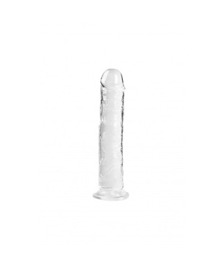 Dildo jak penis przyssawka przezroczyste sex 16cm