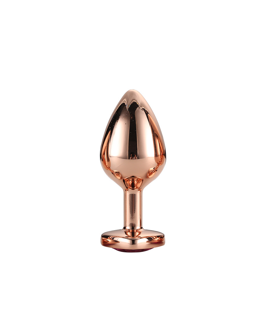 GLEAMING LOVE ROSE GOLD PLUG MEDIUM