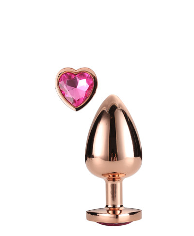 GLEAMING LOVE ROSE GOLD PLUG MEDIUM