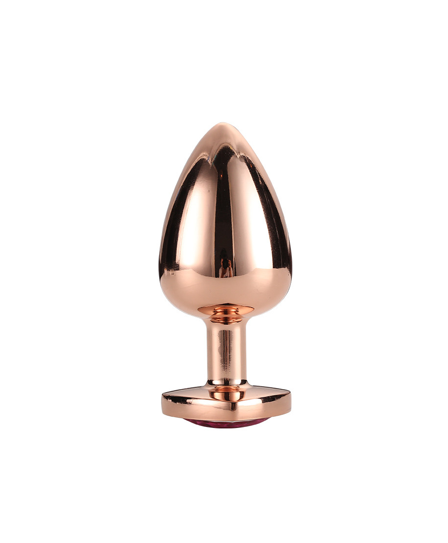 GLEAMING LOVE ROSE GOLD PLUG LARGE