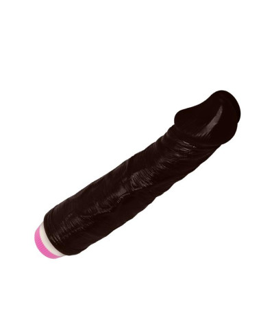 Realistyczny czarny penis wibrator naturalny 23cm