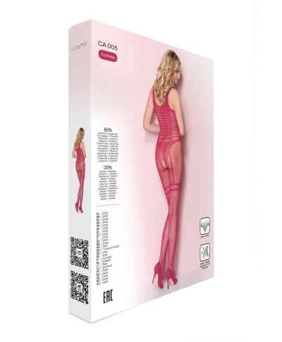Bodystocking erotyczny otwarty krok pończochy top