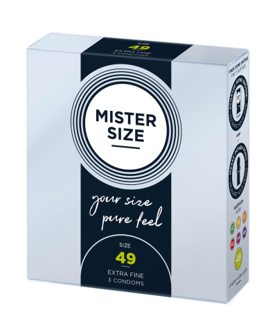 MISTER SIZE 49mm Condoms 3pcs