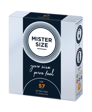 MISTER SIZE 57mm Condoms 3pcs