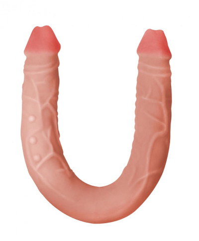 Podwójny penis dildo lesbijskie wyginane sex 47cm