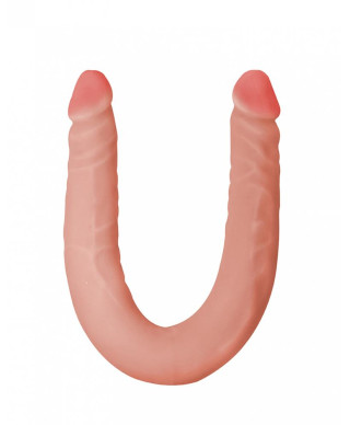 Dildo dwustronne penis członek sex cyberskóra 44cm