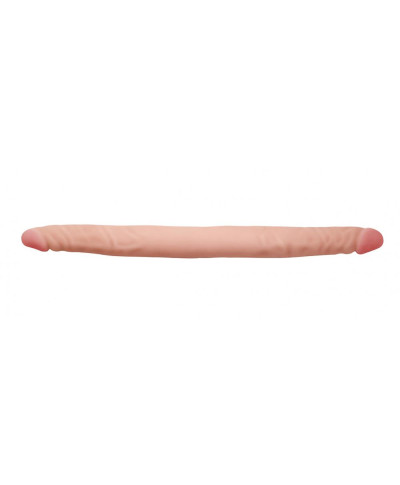 Dildo dwustronne penis członek sex cyberskóra 44cm