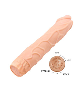 Wibrator penis z grubymi żyłami sex członek 22cm