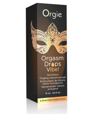 ORGIE Orgasm Drops Vibe Peach Flavor 15 ml