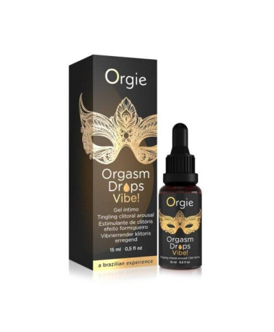 ORGIE Orgasm Drops Vibe Peach Flavor 15 ml