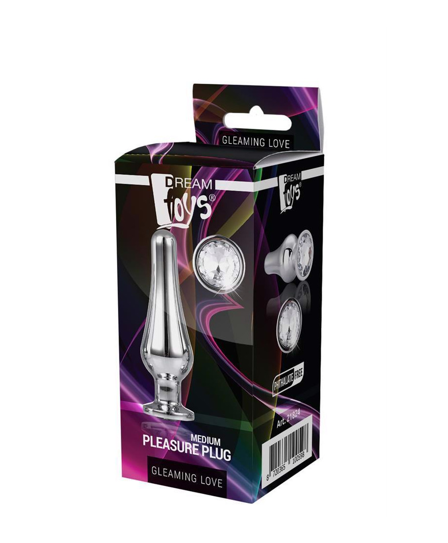 GLEAMING LOVE SILVER PLEASURE PLUG M