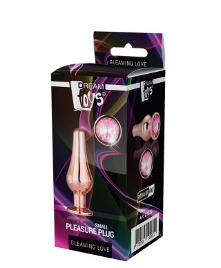 GLEAMING LOVE ROSE GOLD PLEASURE PLUG S