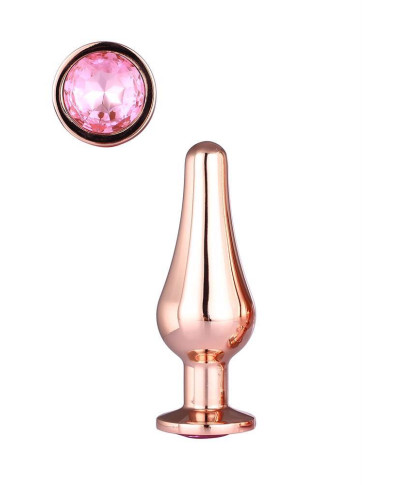 GLEAMING LOVE ROSE GOLD PLEASURE PLUG S