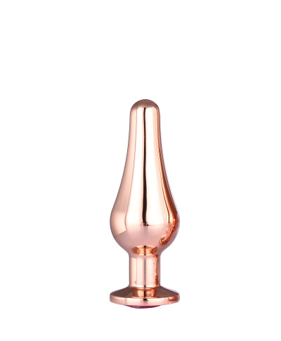 GLEAMING LOVE ROSE GOLD PLEASURE PLUG S