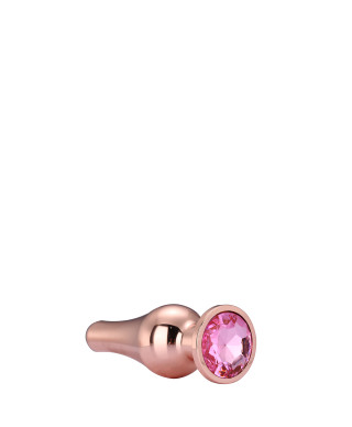 GLEAMING LOVE ROSE GOLD PLEASURE PLUG S