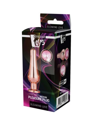 GLEAMING LOVE ROSE GOLD PLEASURE PLUG M