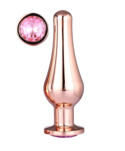 GLEAMING LOVE ROSE GOLD PLEASURE PLUG L