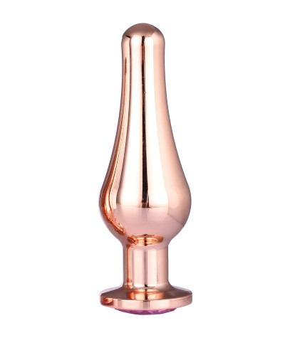 GLEAMING LOVE ROSE GOLD PLEASURE PLUG L