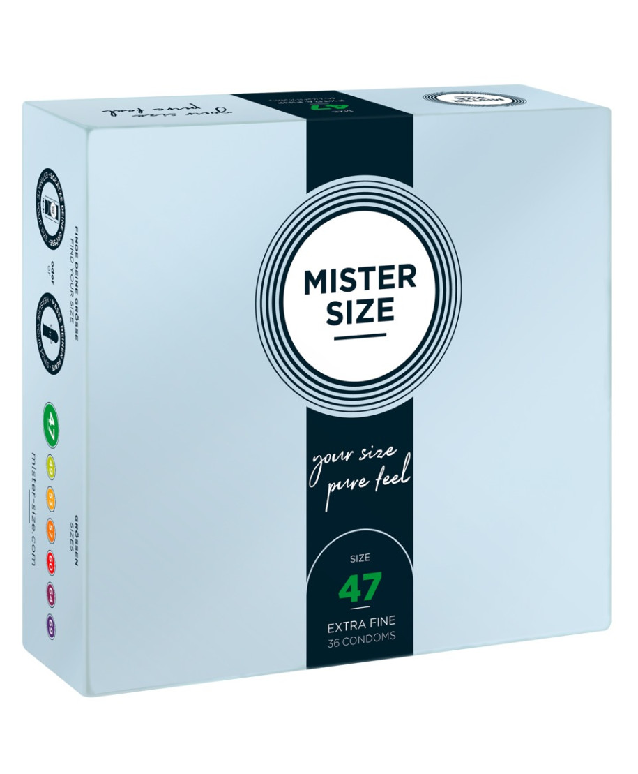 Mister Size 47mm pack of 36