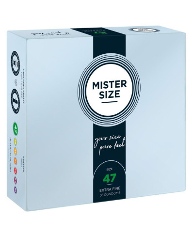 Mister Size 47mm pack of 36