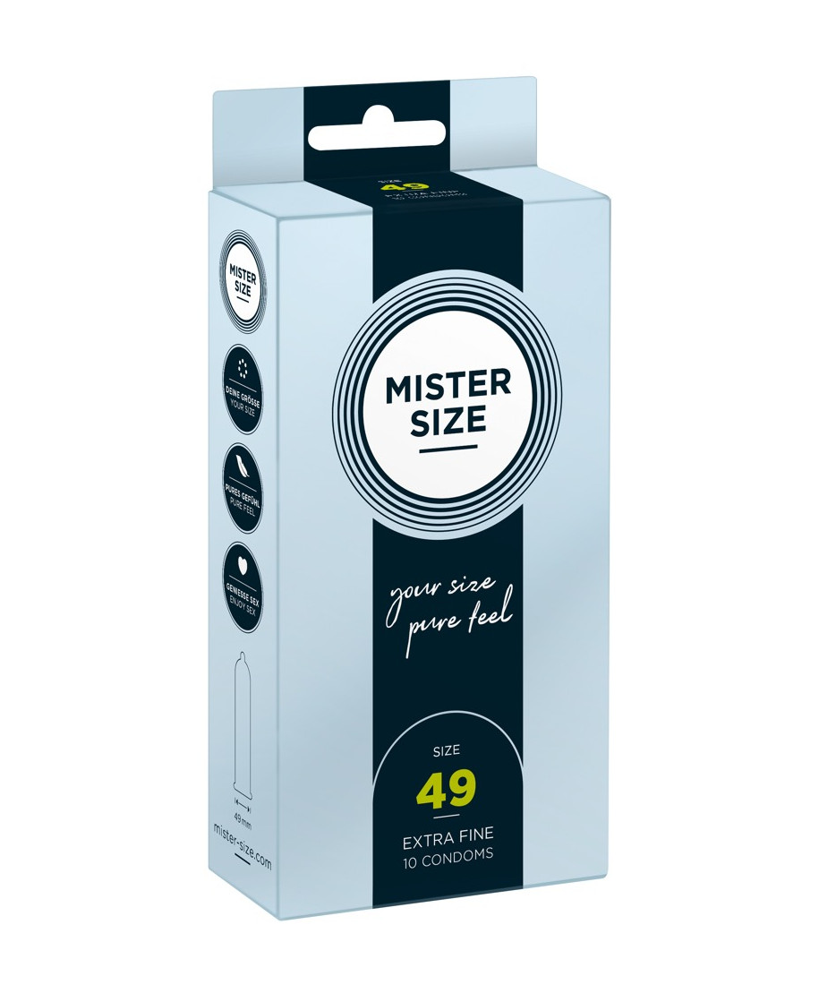 Mister Size 49mm pack of 10