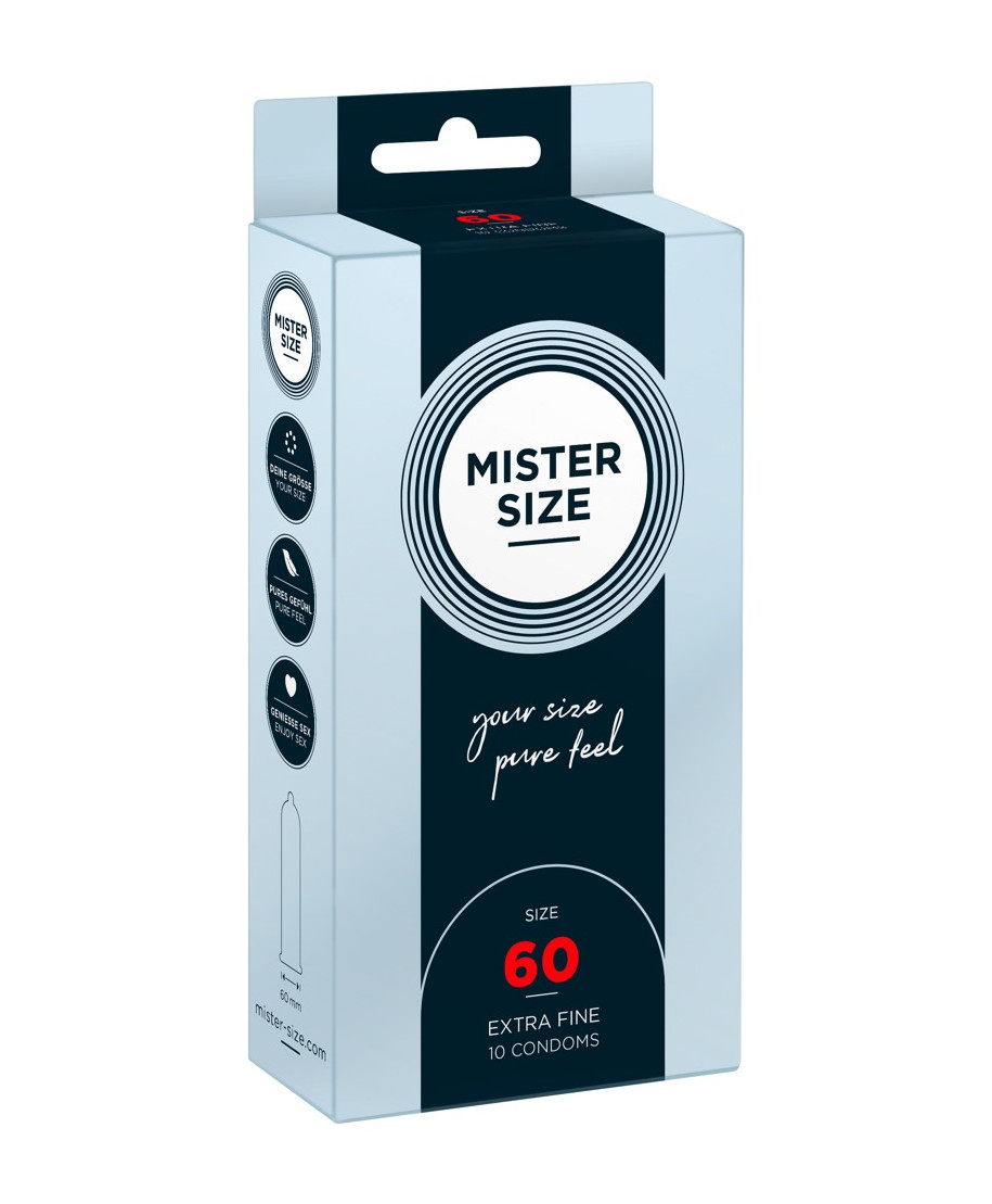 Mister Size 60mm pack of 10