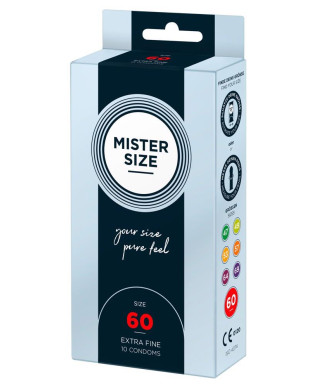 Mister Size 60mm pack of 10