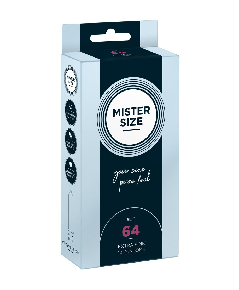 Mister Size 64mm pack of 10