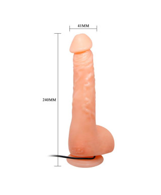 Penis realistyczny jądra przyssawka pilot 24cm