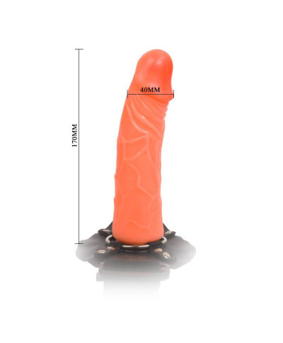 Dildo z opaską na nogę udo penis członek sex 17cm