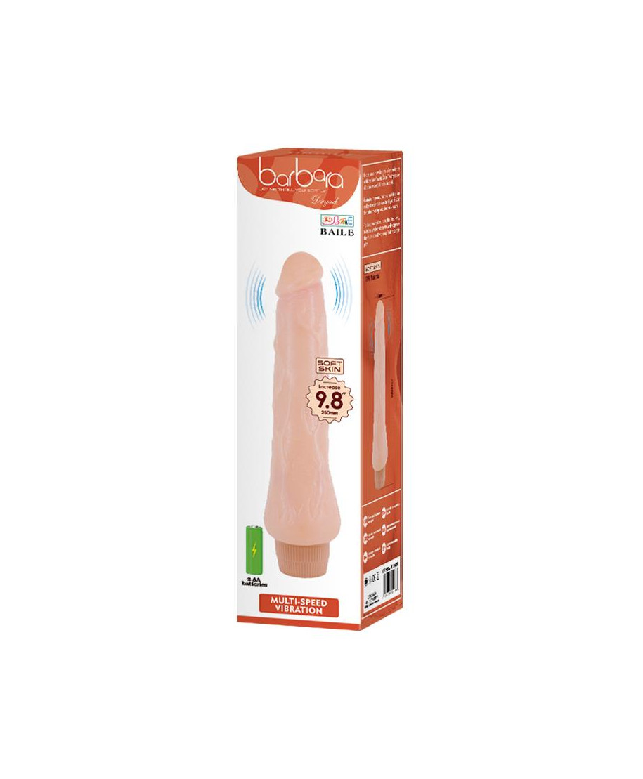 Wibrator realistyczny penis smukły członek 25cm