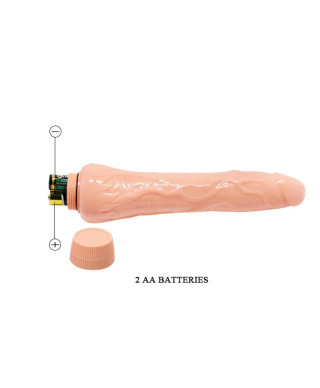 Wibrator realistyczny penis smukły członek 25cm