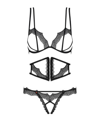 Komplet stanik pas stringi obsessive bravelle lxl