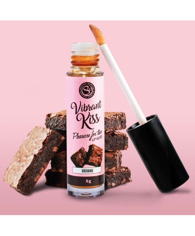 Błyszczyk do seksu oralnego całowania smak brownie