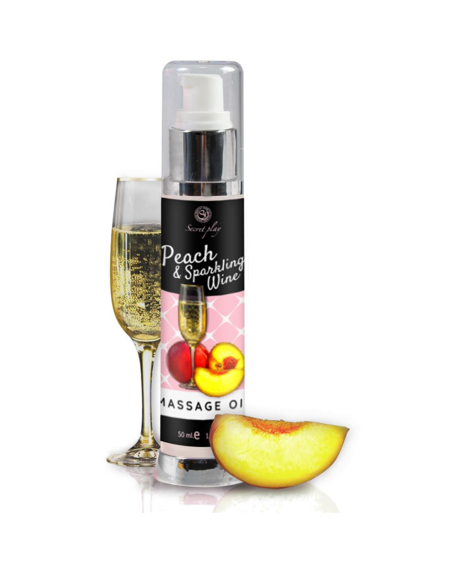 PEACH SPARKLING WINE MASSAGE OIL 50 ML