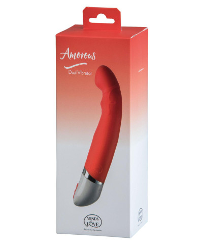 MINDS of LOVE Amorous Dual Vibrator red