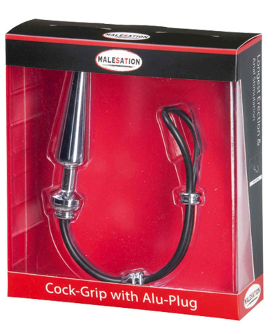 MALESATION Cock-Grip with Alu-Plug medium chrome