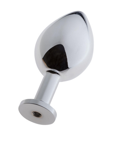 MALESATION Alu-Plug with suction cup medium chrome